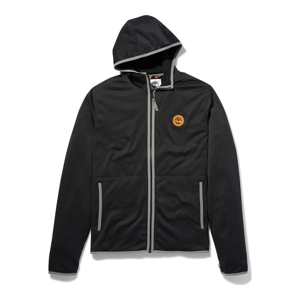 Timberland Mens Jackets Belknap Mountain Fleece Hoodie - Black - India RO7086149